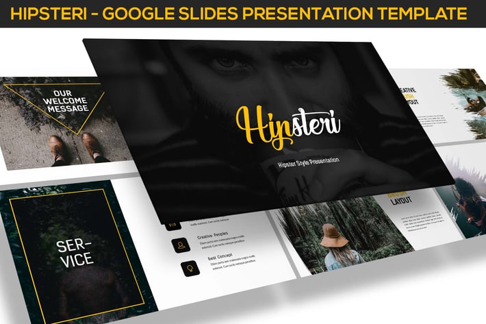 Hipsteri - Hipster Style Google Slides