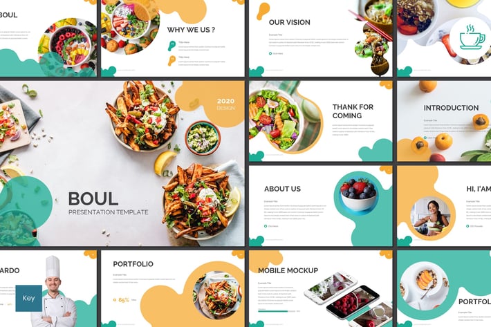 Boul - Food Keynote Template
