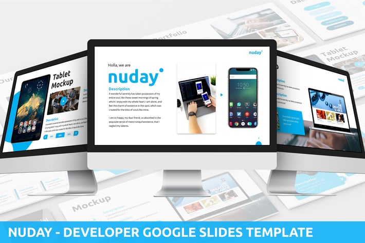 Nuday - Developer Google Slides Template