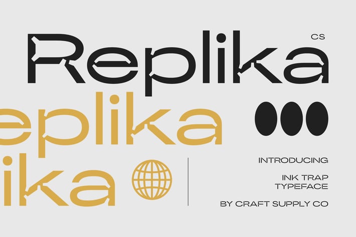Replika – Inktrap Font