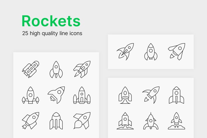 Rocket Icons