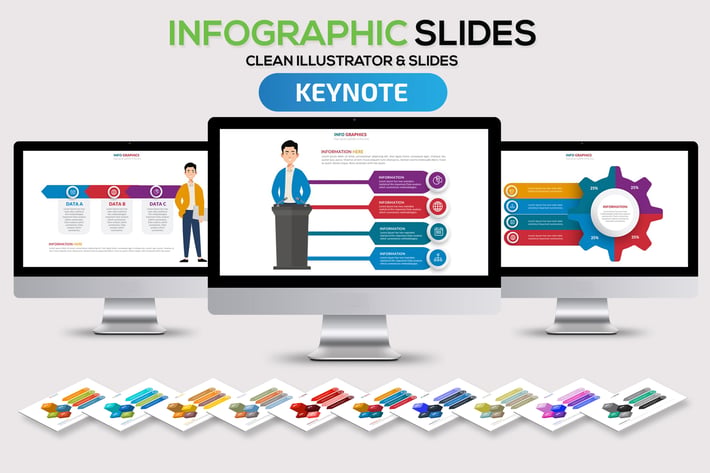 Business Infographics Keynote Template