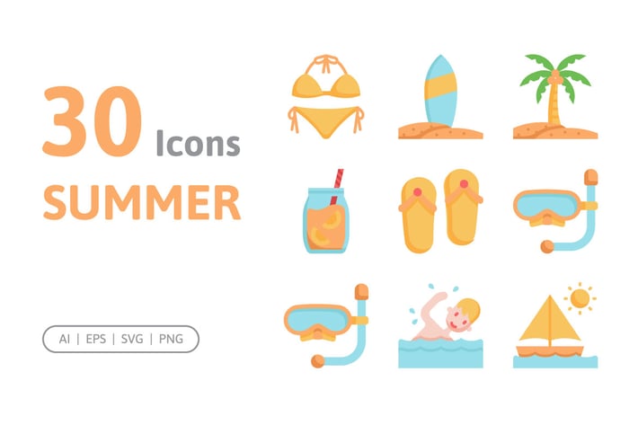 30 Summer Icons