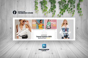 GoShop - Fashion Store Facebook Cover Template
