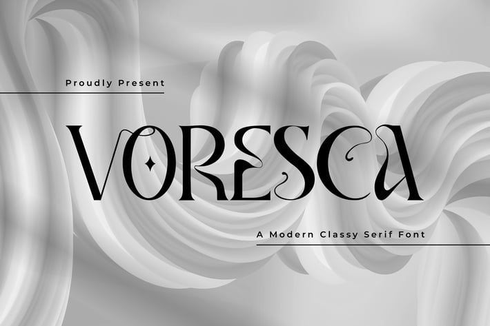 Voresca – A Modern Classy Serif Font