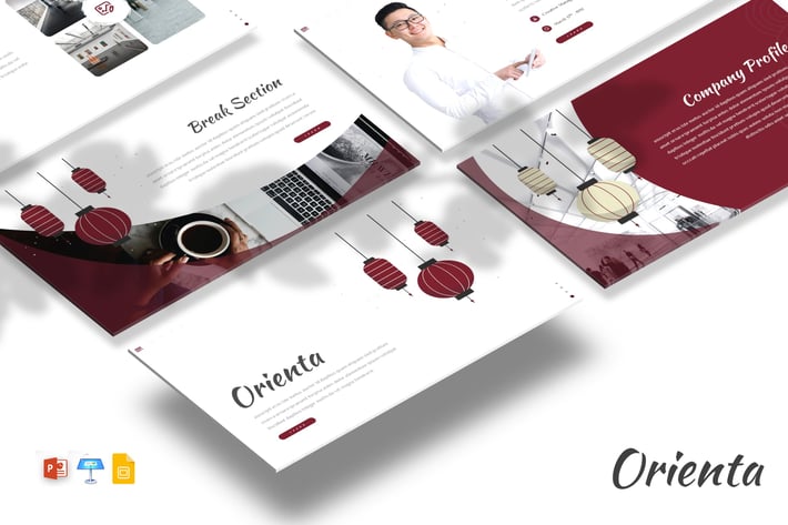 Orienta - Powerpoint / Google Slides / Keynote