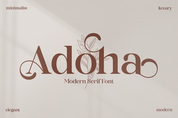Adoha Modern Serif Font