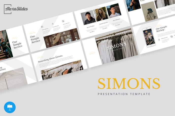 Simons - Fashion Keynote Presentation Template