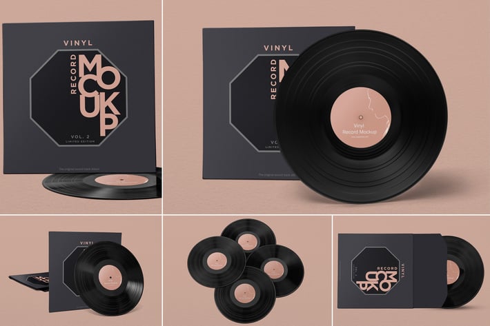 Record Album Mockups