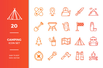 Camping Icon Collection