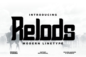 Relods | Modern Linetype