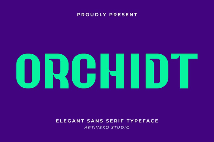 Orchidt Sans Typeface