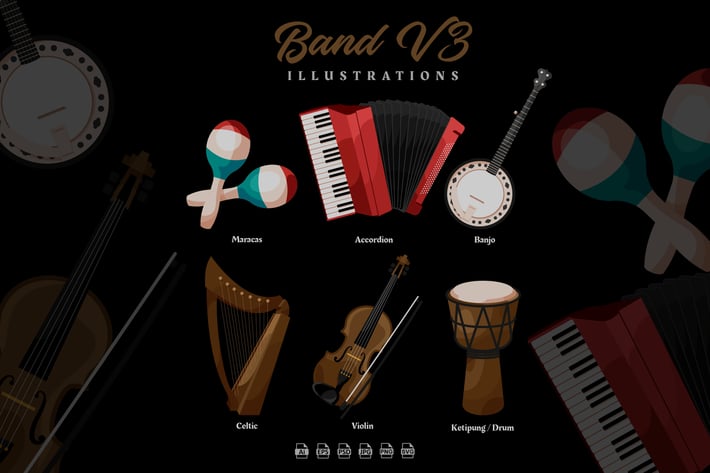 Band V3 - Illustrations