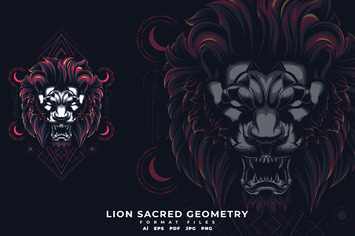 Lion Sacred Geometry