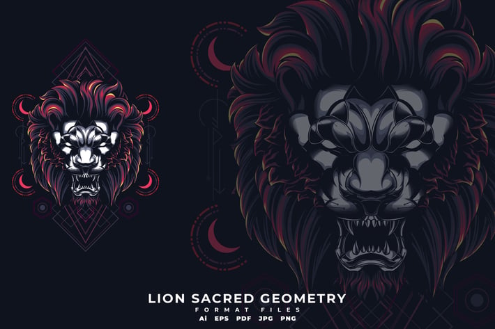 Lion Sacred Geometry