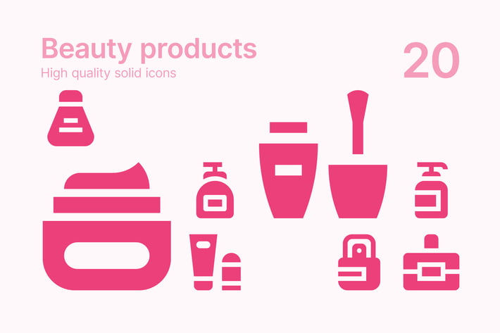 Beauty Products Icons