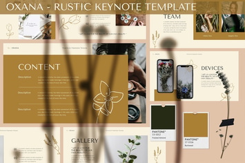 Oxana - Rustic Keynote Template