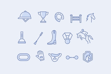 15 Horse Racing Icons