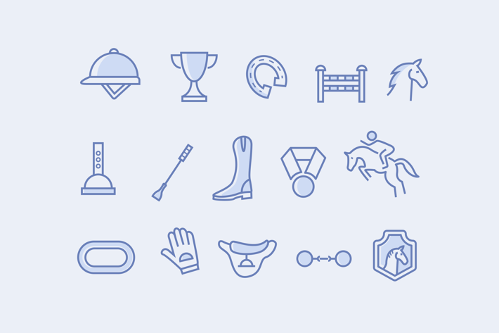 15 Horse Racing Icons