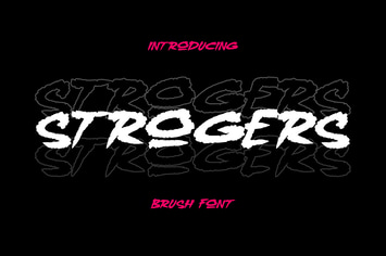 Strogers – The Ultimate Bold Brush Font