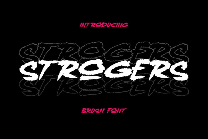 Strogers – The Ultimate Bold Brush Font