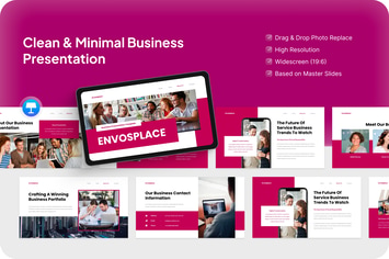 Clean & Minimal Business Presentation Keynote