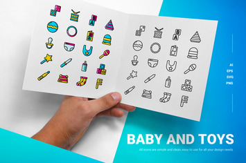Baby & Toys - Icons