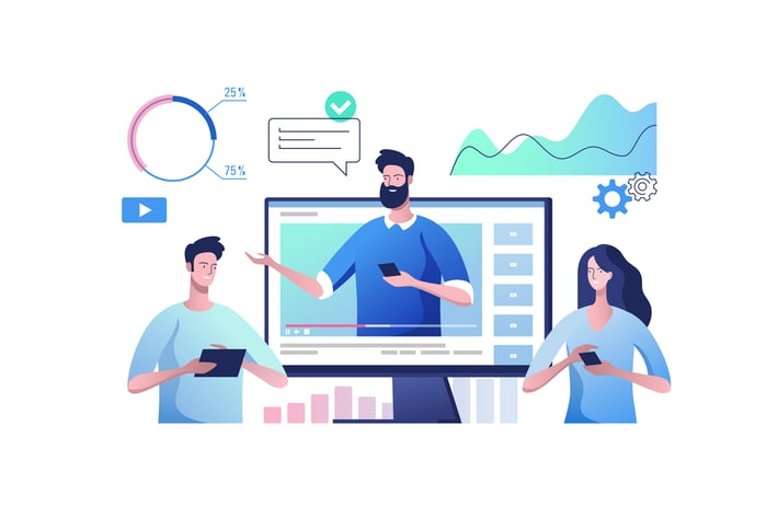 Online video communication