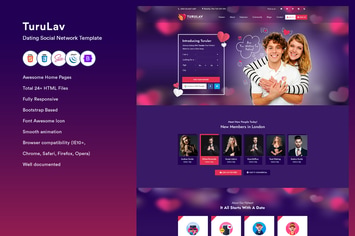Dating Social Network Template