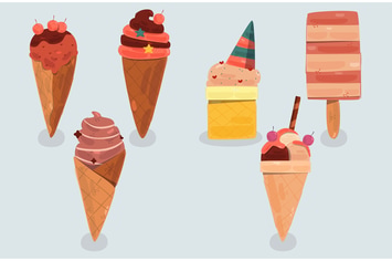 Ice Cream Illustration