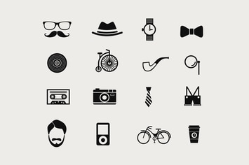 16 Hipster Icons