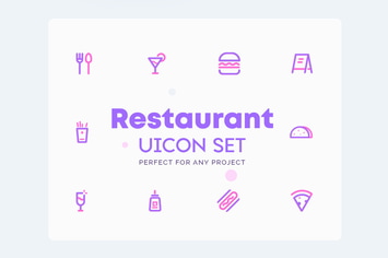 UICON Restaurant Icons