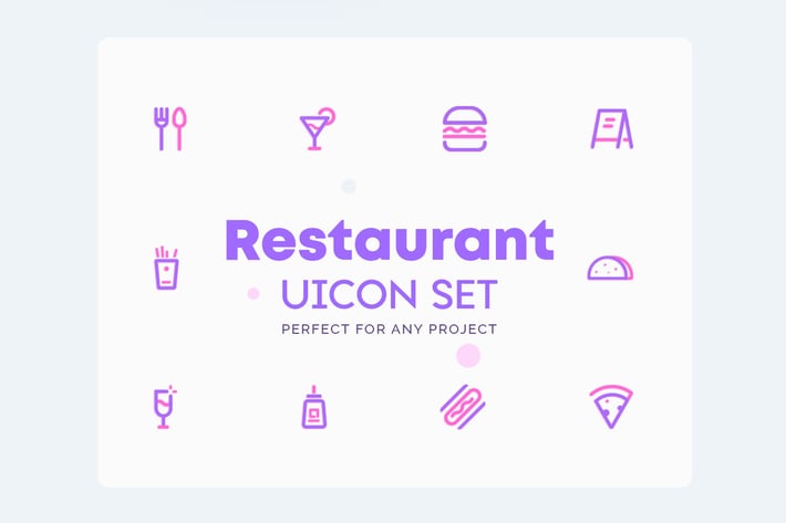 UICON Restaurant Icons