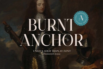 Burnt Anchor - Unique Display Fonts
