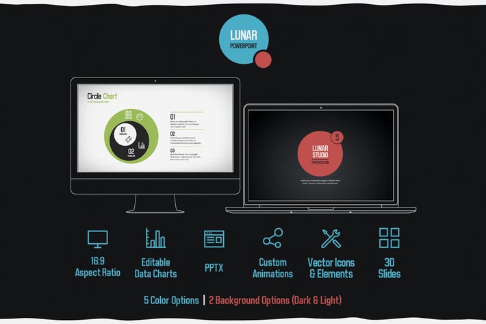 Lunar Powerpoint Presentation Template