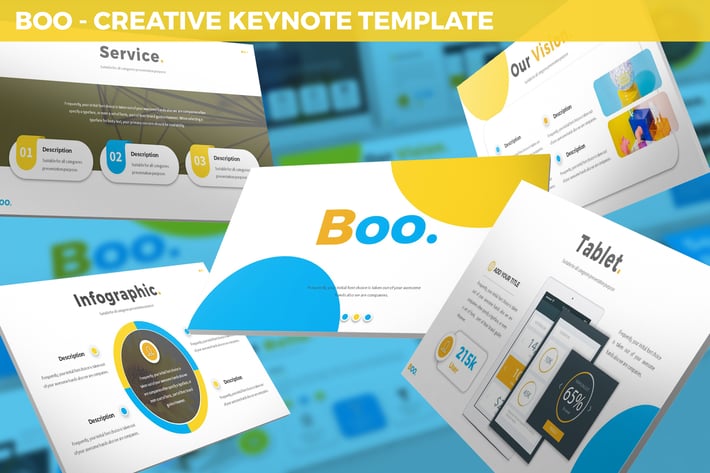 Boo - Multipurpose Creative Keynote Template