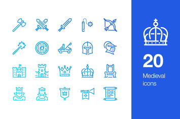20 Medieval icons