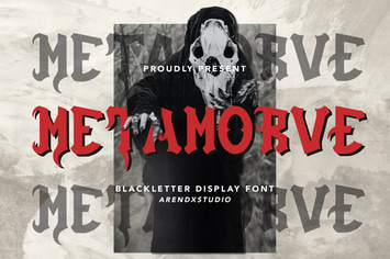 Metamorve - Blackletter Display Font