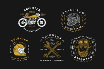 Motorcycle Logo Badge