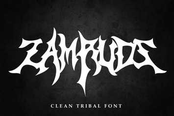Zamruds - Tribal Font