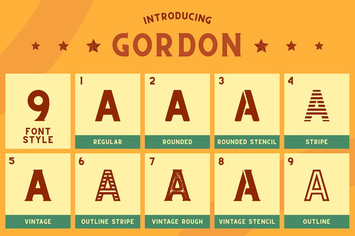 CS Gordon Font Family