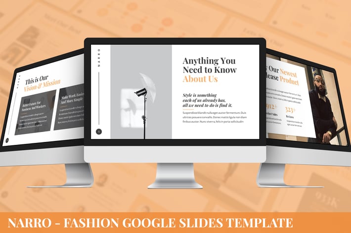 Narro - Fashion Google Slides Template