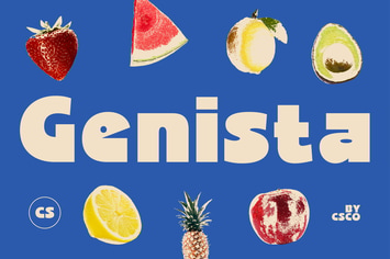 Genista – Bold Font