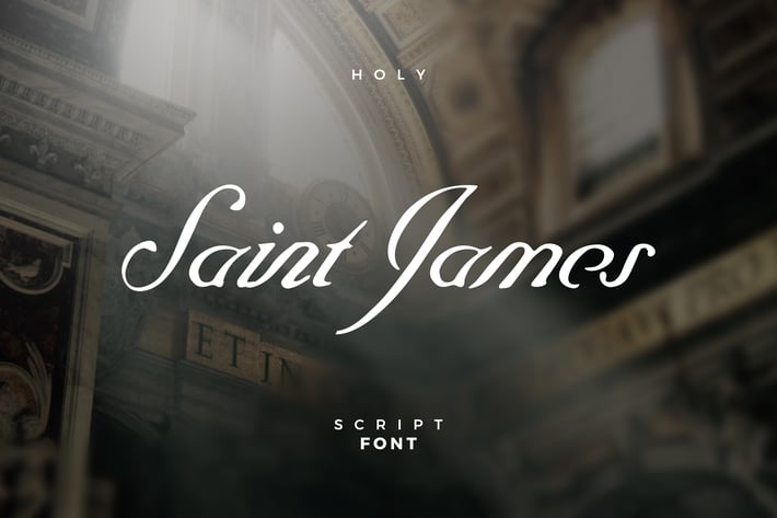 Saint James Script Font