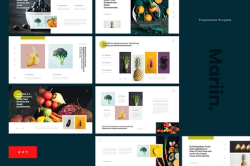 Mariin - Healthy Diet Powerpoint Template