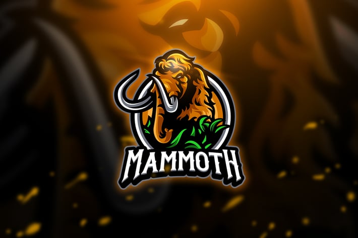 Mammoth 3 - Mascot & Esport Logo