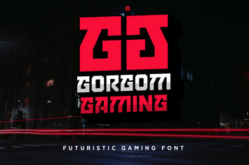Gorgom - Futuristic Gaming Font