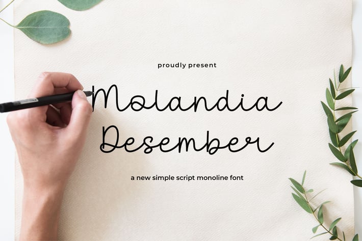 Molandia Desember || Script Font