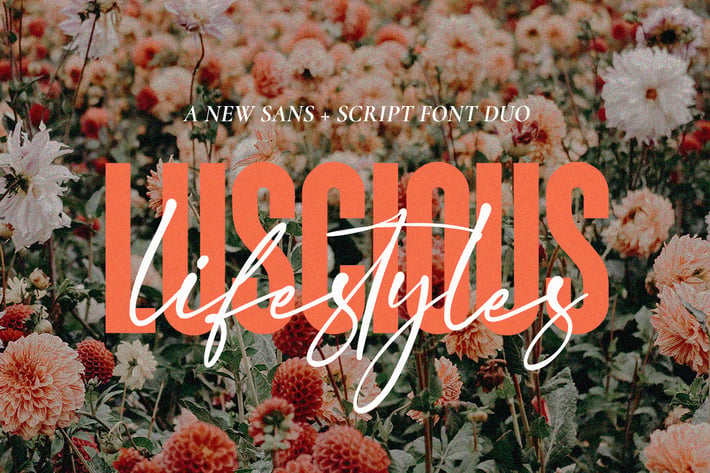Luscious Lifestyles Font Duo
