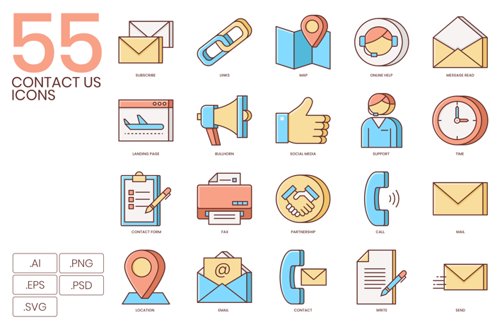 Contact Us Icons